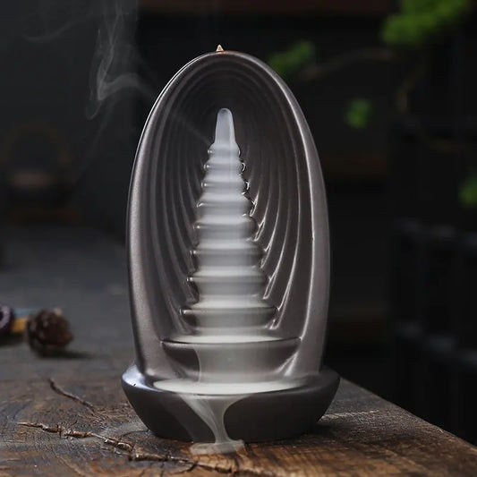 Clay Waterfall Aromatherapy Incense Burner