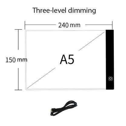 Dimmable LED Drawing Pad for Kids