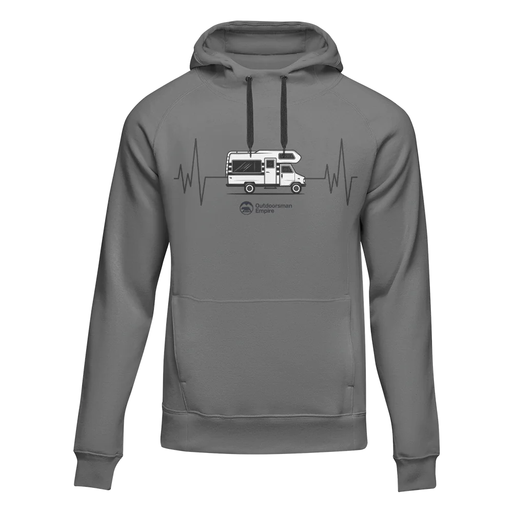 Camping Cardiogram Unisex Hoodie