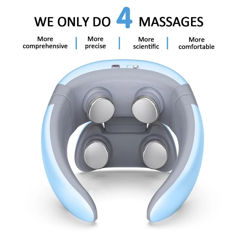 4D Magnetic Pulse Heated Shoulder Massager