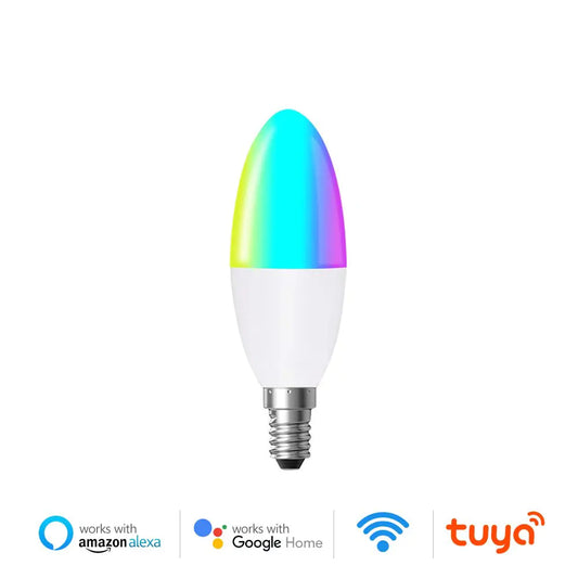 5W WiFi Smart Candle Bulb