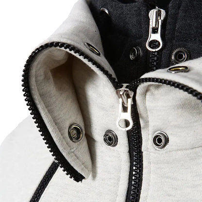 Jacket Scarf Collar Fashion Hoodie