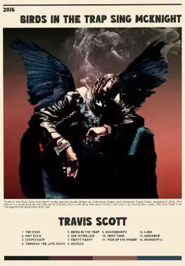 Travis Scott Album Cover Canvas Art for Home Decor