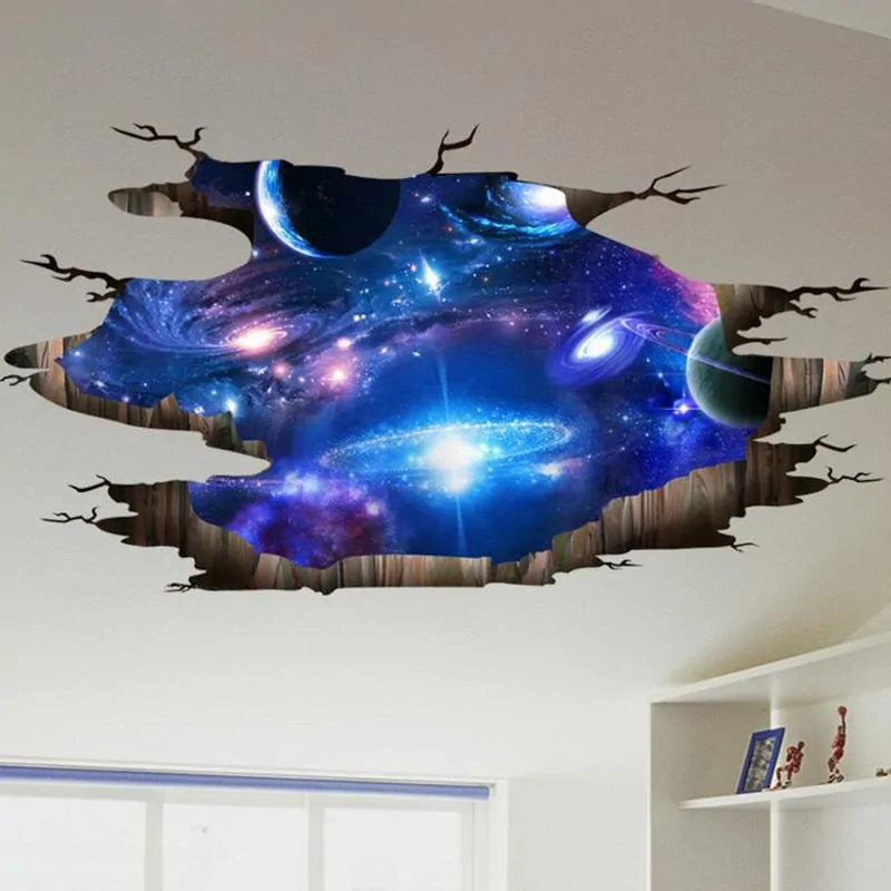 Creative 3D Universe Galaxy Wall Stickers