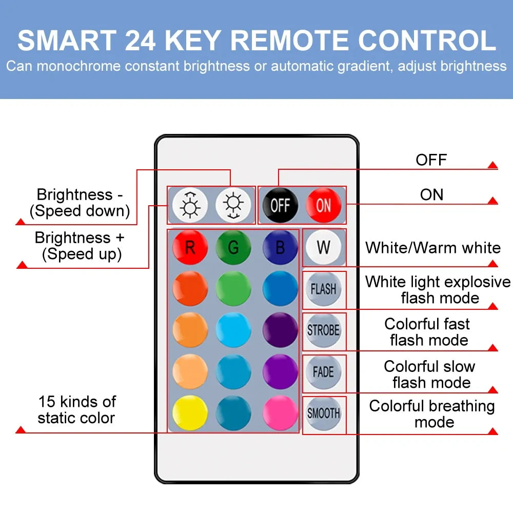 Smart Control RGB Dimmable Light